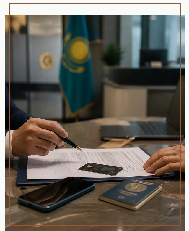Открытие счета и банковской карты в Казахстане в Ессентуках